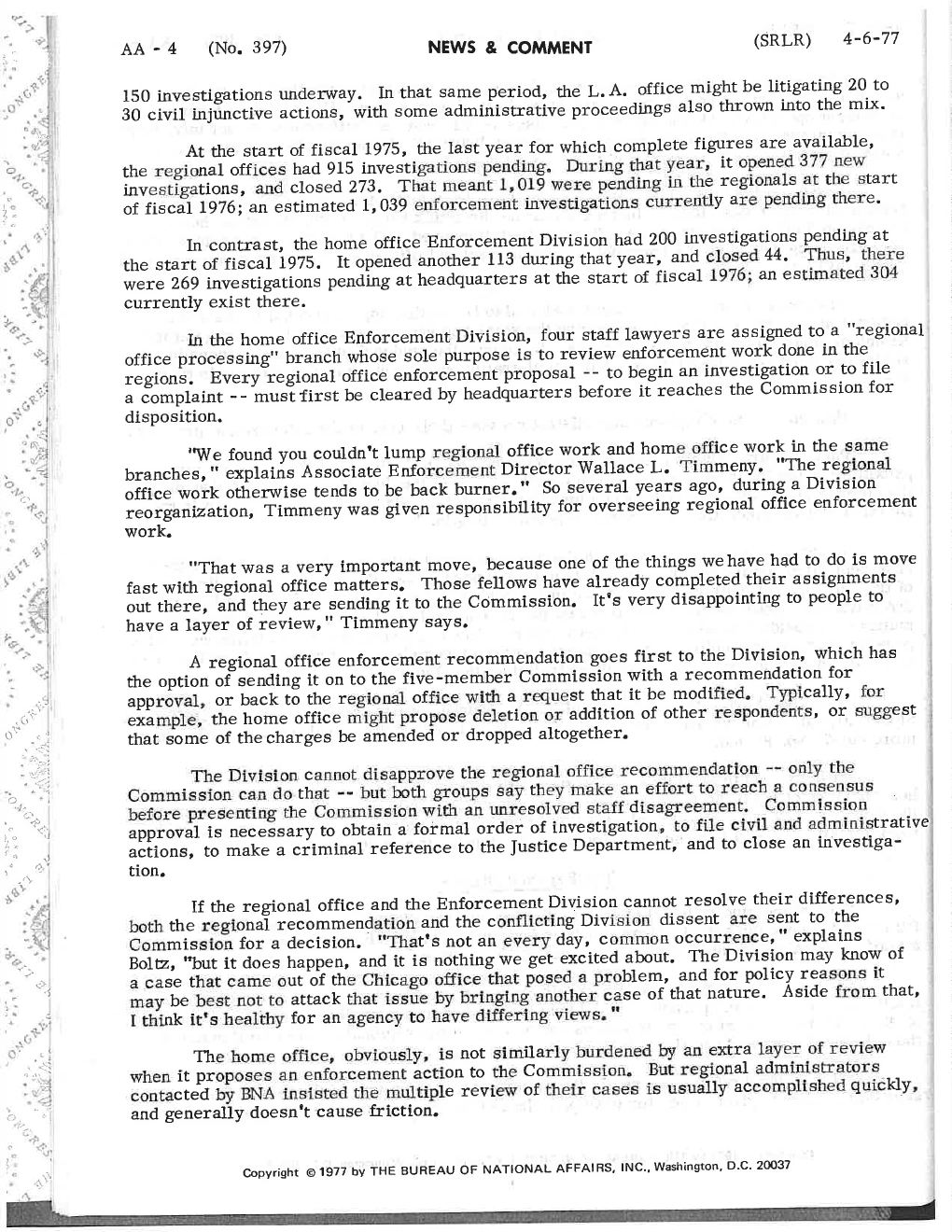 SEC Enforcement — Growth Industry — page 5