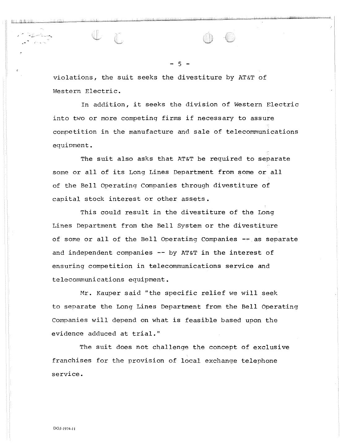 US v. AT&T — page 8