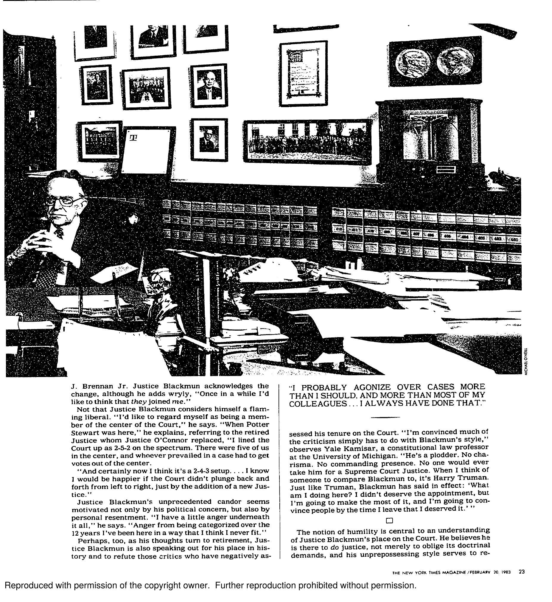 A Candid Talk with Justice Blackmun — page 4