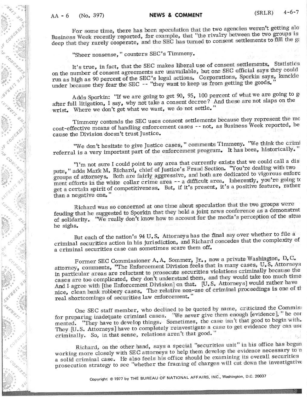 SEC Enforcement — Growth Industry — page 7