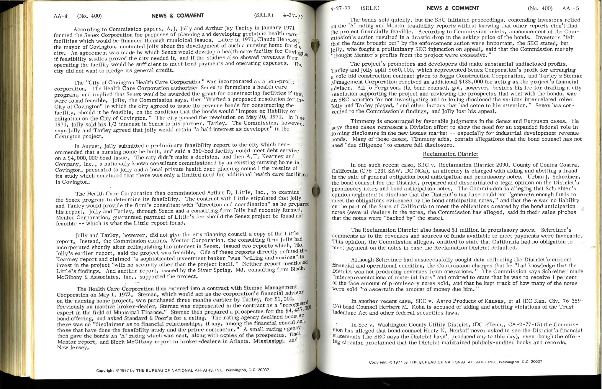 SEC Enforcement — Expanding Programs — page 4