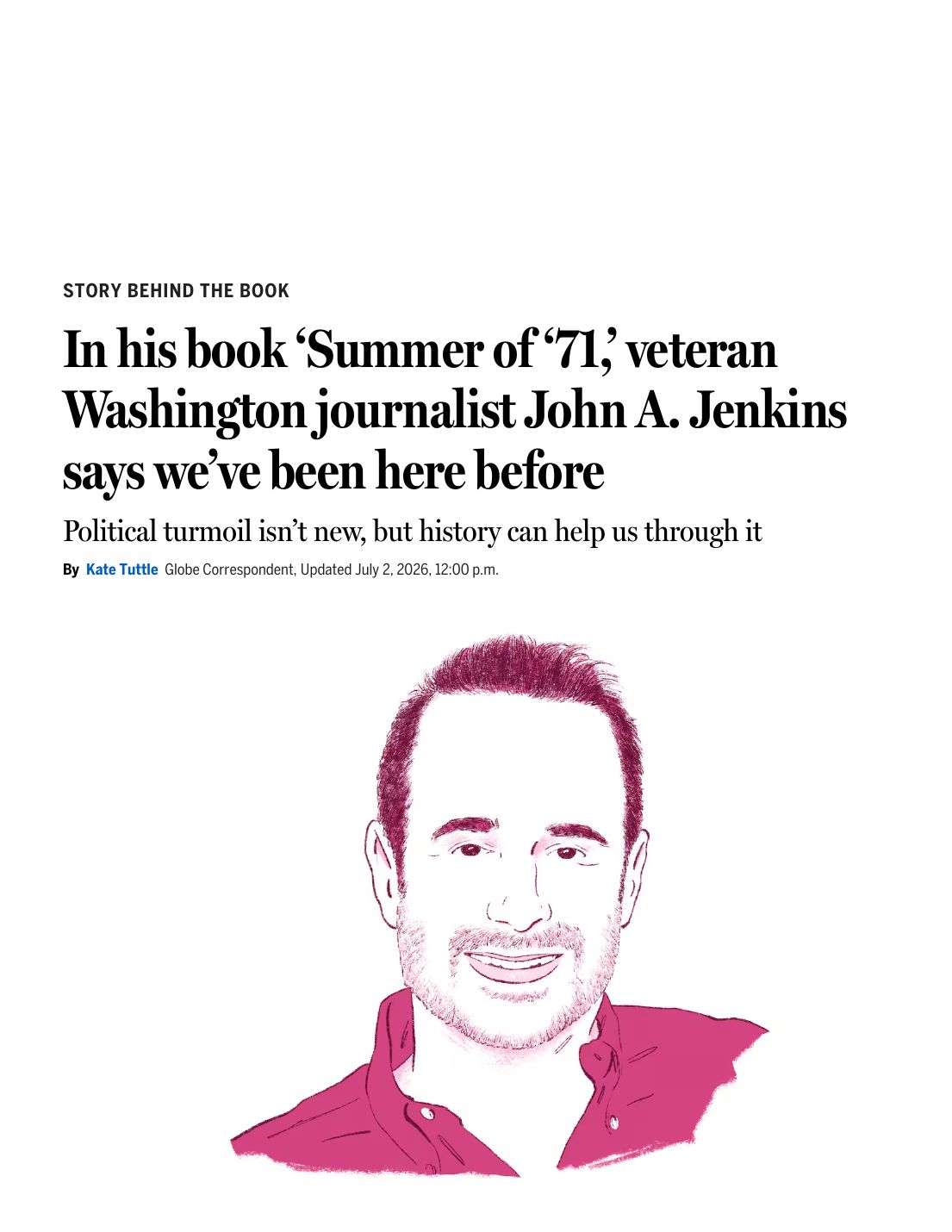 Boston Globe — Summer of '71 Review — page 1
