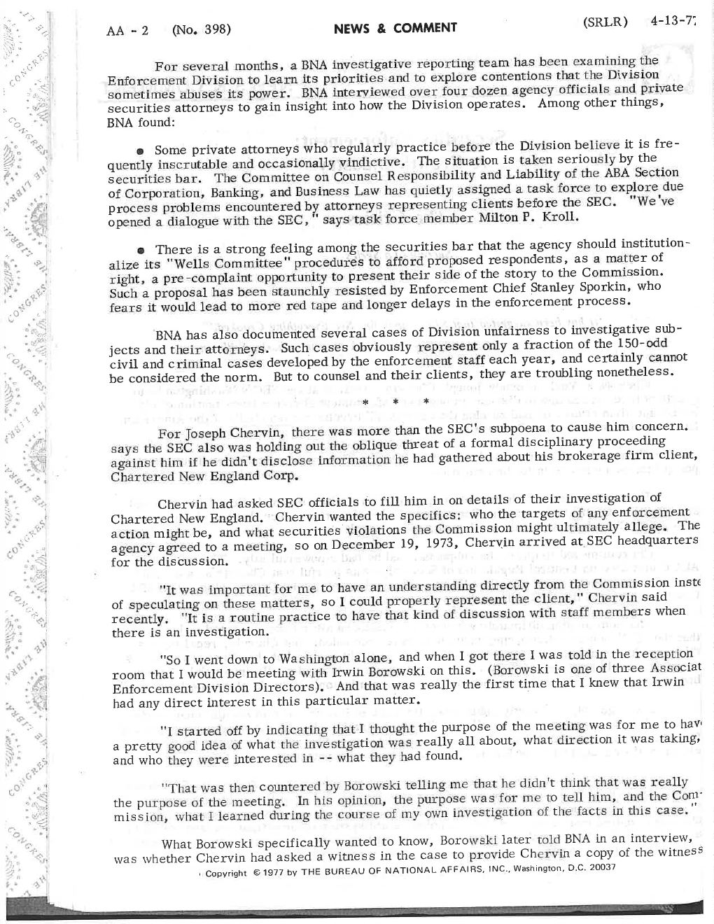 SEC Enforcement — The Critics — page 3