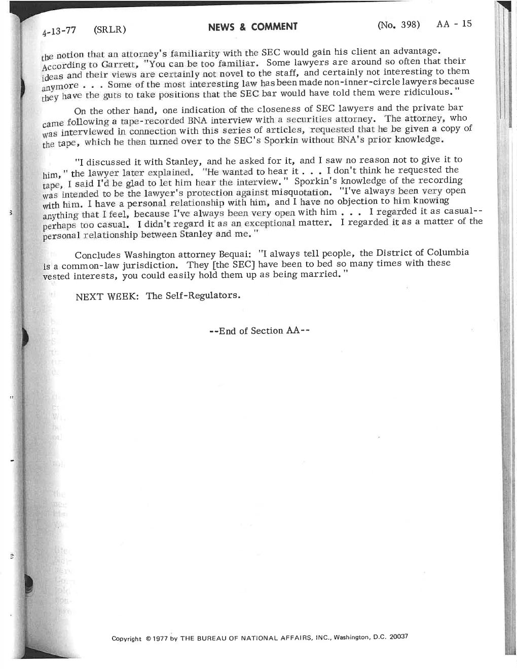SEC Enforcement — The Critics — page 16