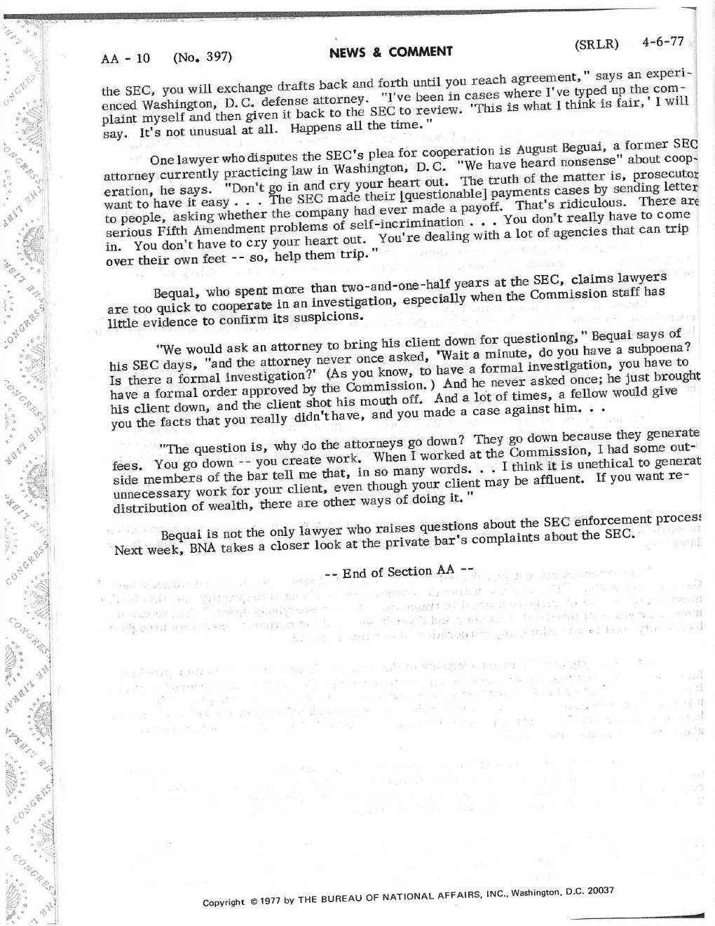 SEC Enforcement — Growth Industry — page 11