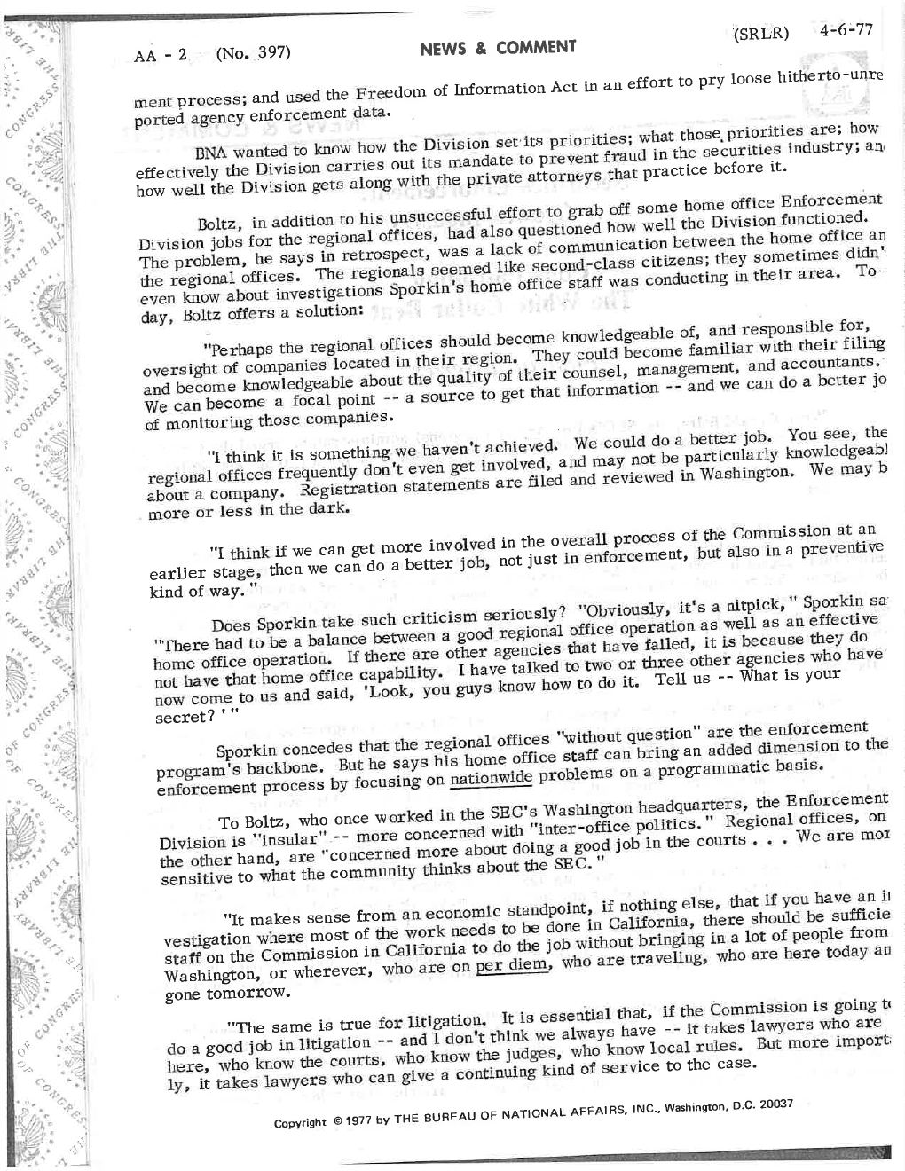 SEC Enforcement — Growth Industry — page 3